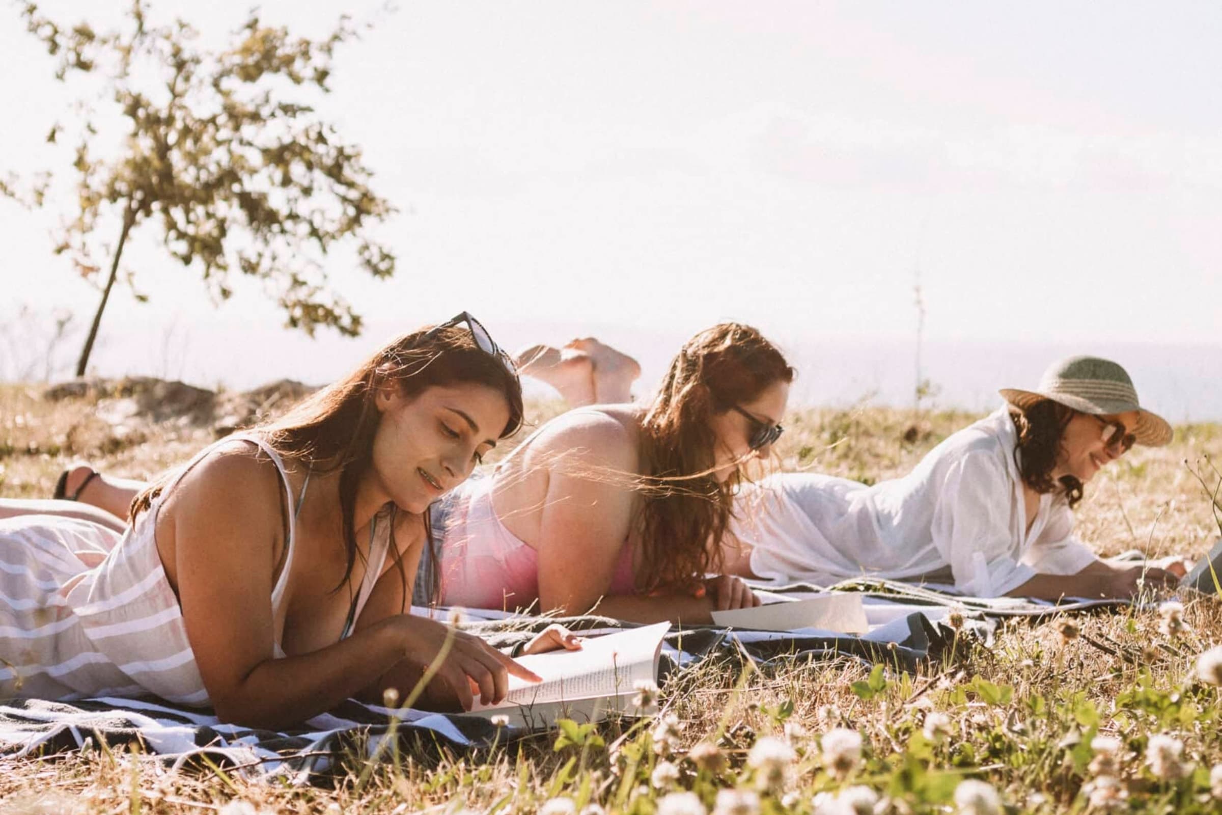 Person in a calm, stress-free environment