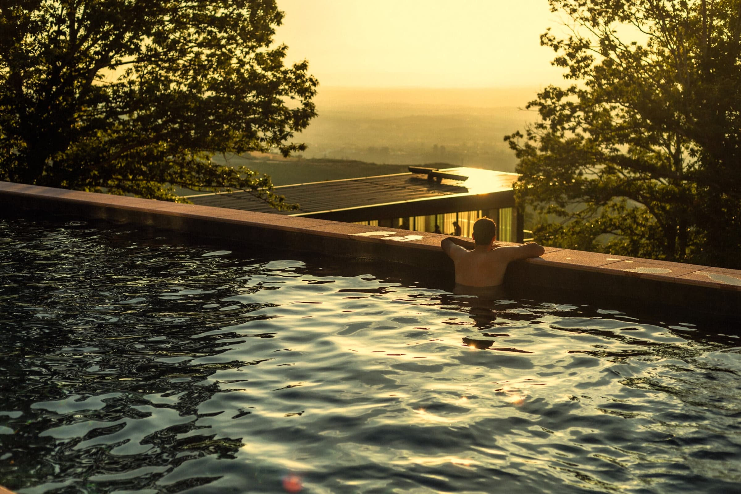 Person feeling energized and balanced at work